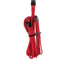 Corsair Premium Sleeved PCIe Dual Cable Type 4 Gen 4  Y-Cable - red ( CP 8920251 CP 8920251 ) aksesuārs datorkorpusiem