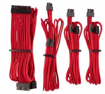 Corsair Power Supply Cable Premium Starter Kit Type 4 Gen 4  8-piece - red ( CP 8920216 CP 8920216 ) aksesuārs datorkorpusiem