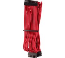 Corsair Premium Sleeved 24-pin ATX cable Type 4 Gen 4 - red ( CP 8920230 CP 8920230 CP 8920230 ) aksesuārs datorkorpusiem