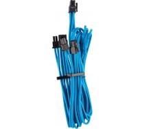 Corsair Premium Sleeved PCIe Dual Cable Type 4 Gen 4  Y-Cable - blue ( CP 8920253 CP 8920253 CP 8920253 ) aksesuārs datorkorpusiem