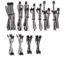Corsair Power Supply Cable Premium Pro-Kit Type 4 Gen 4 20-piece - white/black ( CP 8920227 ) aksesuārs datorkorpusiem