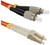 Optic patchcord LC/UPC- FC/UPC MM 50/125 OM2 1m ( 54055 ) kabelis vads