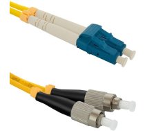 Qoltec Optic Patchcord LC/UPC - FC/UPC SM 9/125 G652D 3m ( 54053 ) kabelis vads