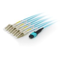 EQUIP MTP/LC Trunk Fiber Patch Cord OM4 M/M  3.00m Polybeutel ( 25556307 25556307 25556307 ) apgaismes ķermenis