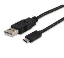 Equip USB 2.0 Kabel A-C M/M 1 0m Type C Polybeutel ( 12888107 12888107 12888107 ) kabelis  vads
