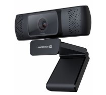 Swissten Full HD Web kamera ar Autofokusu USB 2.0 Melna ( SW WEB CAM BK SW WEB CAM BK ) web kamera