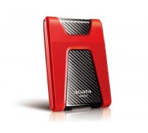 ADATA 1TB Portable Hard Drive HD650 DashDrive Choice (Red) USB 3.1 ( AHD650 1TU31 CRD ) Ārējais cietais disks