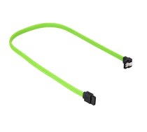 Sharkoon SATA III Angled Cable green - 45 cm ( 4044951016525 4044951016525 4044951016525 ) kabelis datoram