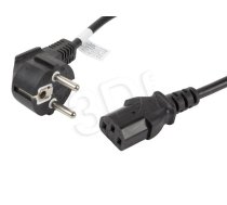 Power cable CEE 7/7 - IEC 320 C13  VDE 1.8M black ( CA C13C 11CC 0018 BK CA C13C 11CC 0018 BK ) kabelis datoram