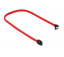 Sharkoon SATA III Angled Cable red - 60 cm ( 4044951016556 4044951016556 ) kabelis datoram