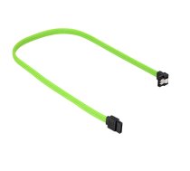 Sharkoon SATA III Angled Cable green - 30 cm ( 4044951016471 4044951016471 4044951016471 ) kabelis datoram