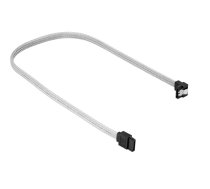 Sharkoon SATA III Angled Cable white - 60 cm ( 4044951016563 4044951016563 4044951016563 ) kabelis datoram