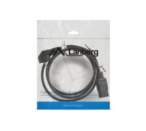 Cable power CEE 7/7 - IEC 320 C19 16A VDE 1.8M black ( CA C19C 10CC 0018 BK CA C19C 10CC 0018 BK ) kabelis datoram