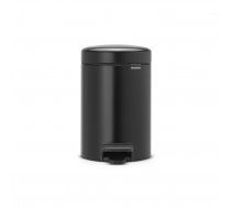 BRABANTIA atkritumu tvertne ar pedāli NewIcon 3 l Matt Black 113321 ( BRABANTIA 113321 11 33 21 22113321 ) atkritumu tvertne