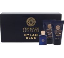 Versace Pour Homme Dylan Blue Zestaw dla mezczyzn EDT 5 ml + Zel pod prysznic 25 ml + Balsam po goleniu 25 ml 74395 (8011003826612) ( JOINEDIT18427480 )