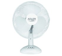 Adler AD 7304 Desk Fan White Diameter 40 cm Number of speeds 3 Oscillation 45 W ( AD7304 AD 7304 ) Klimata iekārta