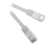 MicroConnect  CAT6 UTP 5M Flat Cable White PVC  4x2xAWG 32/7 CU ( V UTP605W FLAT V UTP605W FLAT V UTP605W FLAT ) tīkla kabelis