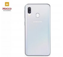 Mocco Ultra Back Case 0.3 mm Aizmugurējais Silikona Apvalks Priekš Samsung A305 / A205 Galaxy A30/ A20 Caurspīdīgs ( MC BC SA A30/A20 TR MC BC SA A30/A20 TR ) maciņš  apvalks mobilajam telefonam