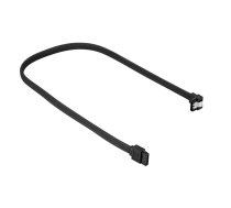 Sharkoon SATA III Angled Cable black - 30 cm ( 4044951016440 4044951016440 4044951016440 ) kabelis datoram
