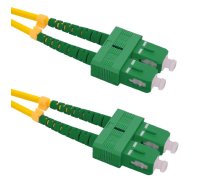 Qoltec Optic Patchcord SC/APC-SC/APC SM 9/125 G652D 3m ( 54008 ) kabelis vads