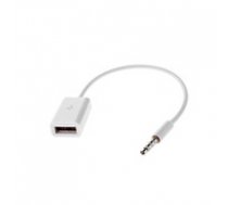 MicroConnect  Adapter 3.5mm to USB A female White Color  20cm ( AUDUSBFW AUDUSBFW AUDUSBFW ) adapteris