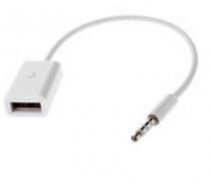 MicroMobile  Adapter 3.5mm to USB A female White ( AUDUSBF AUDUSBF AUDUSBF ) adapteris