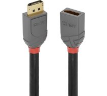 Lindy DisplayPort 1.4 Verlangerungskabel 0 5m  Anthra Line ( 36495 36495 36495 ) kabelis video  audio