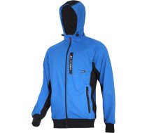 Lahti Pro bluza z kapturem i suwakiem niebiesko-czarna  "2XL" (L4012705) ( L4012705 L4012705 )