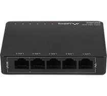 LANBERG switch PoE desktop 5-port 1GB ( DSP3 1005 60W DSP3 1005 60W ) komutators