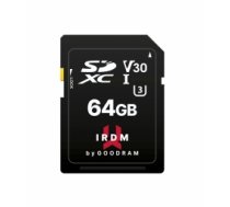 GOODRAM SDXC 64GB IRDM UHS-I U3 ( IR S3A0 0640R12 IR S3A0 0640R12 IR S3A0 0640R12 ) atmiņas karte