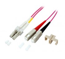 EFB Fiber patch cable LC-SC 50/125 OM4 LSZH Duplex Multimode 2m 2mm diameter ( O0323.2 ) kabelis vads