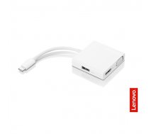 LENOVO USB-C 3-IN-1 TRAVEL HUB  4K HDMI  VGA  USB 3.0 ( GX90T33021 GX90T33021 GX90T33021 ) aksesuārs portatīvajiem datoriem