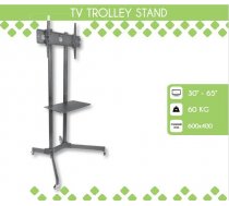 Techly Mobile stand for TV LCD/LED/Plasma 30''-65'' 60kg VESA tilting with shelf ( 8057685309982 309982 8057685309982 ICA TR6 ) TV stiprinājums