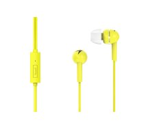 Genius Headphones HS-M300 (with microphone) Yellow ( 31710006405 31710006405 ) austiņas