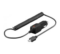 Techly Car micro-USB charger 5V 1A 12/24V black ( 301047 ) iekārtas lādētājs