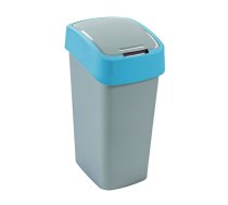 Curver Atkritumu spainis Flip Bin 45L sudraba/zils 0802172734 ( 3253922172158 0802172734 CRV217818 CUR000177 ) atkritumu tvertne