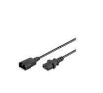 MicroConnect  Power Cord C13 - C14 3m black Extension Cable 10A/250V ( PE040630 PE040630 PE040630 ) Barošanas kabelis