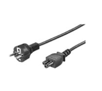 MicroConnect  Power Cord CEE 7/7 - C5 1.8m Black  ( PE010818S PE010818S PE010818S ) Barošanas kabelis