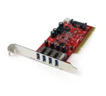 StarTech.com 4 Port USB 3.0 PCI Schnittstellenkarte- PCI SuperSpeed USB 3.0 C... ( PCIUSB3S4 PCIUSB3S4 PCIUSB3S4 ) tīkla karte