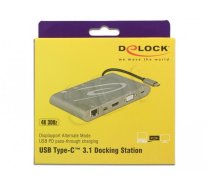 USB-C 3.1 docking station 4K grey ( 87297 87297 87297 ) aksesuārs portatīvajiem datoriem