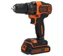 BlackDecker BDCDD186KB-QWBlackDecker BDCDD186KB Pistol grip drill Lithium-Ion - Li-Ion 1.5Ah Black orange cordless combi drill - Screw Dri ( BDCDD186KB QW BDBDCDD186KB-QW )
