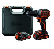 BlackDecker BL186KB cordless screw driller + case + 2 Batteries 1.5Ah ( BL186KB QW BD-BL186KB BDBL186KB-QW )