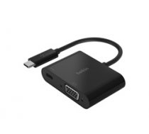 Belkin USB-C to VGA-Adapter 60W PD  black AVC001btBK ( AVC001BTBK AVC001BTBK AVC001btBK ) kabelis  vads