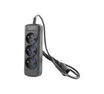 Power strip Arcolor3 0.6m UPS 3x230V PL IEC black ( ARCOLOR3/0.6/CZ/IEC ARCOLOR3/0.6/CZ/IEC ) elektrības pagarinātājs