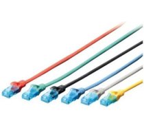 Digitus Patch cord U/UTP kat.5e PVC 0 25m gray (DK-1512-0025) ( DK15120025 DK15120025 DK15120025 ) tīkla kabelis