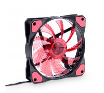 Akyga System fan 15 LED red AW-12C-BR Molex / 3-pin 120x120 mm ( AW 12C BR AW 12C BR ) ventilators