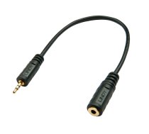 Audioadapterkabel 2 5M/3 5F 20cm-Kabel 2 5mm M/3 5mm F ( 35698 )