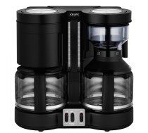 Krups KM8508 Duothek Plus Doppel Fillterkaffeemaschine and Teebereiter with Glaskannen black ( KM 8508 KM850811 ) Kafijas automāts