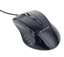 Gembird optical mouse MUS-4B-02 1200 DPI USB Black 1.35m cable length ( MUS 4B 02 ) Datora pele