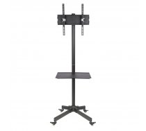ART BOARD/TROLLEY on wheels+HOLDER TO TV LCD/LED/PLAZMA 23-55'' 25KG S-09 ( STO S 09 0001-00015-15039 ) TV stiprinājums